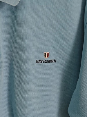 Polo Navy & Green μεταχειρισμένο, γαλάζιο, μέγεθος 3XL