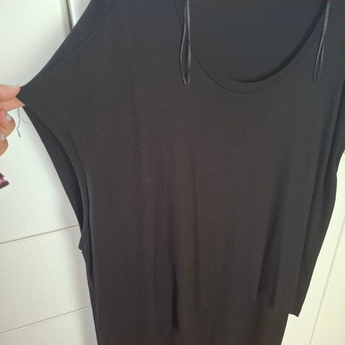 Mat black dress, size M