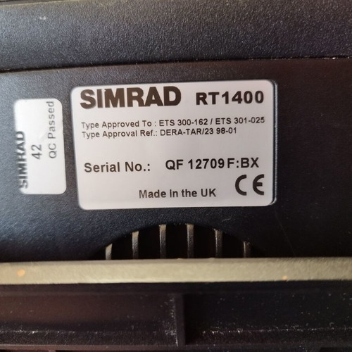 Simrad RT1400 Marine VHF Radio used with base