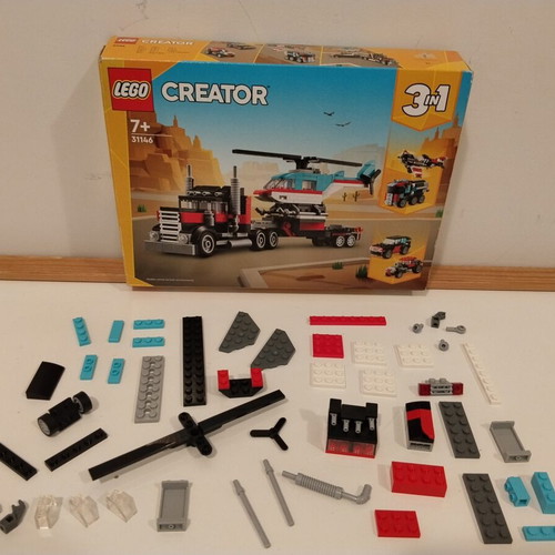 Lego Creator parts used from set 31146 with box