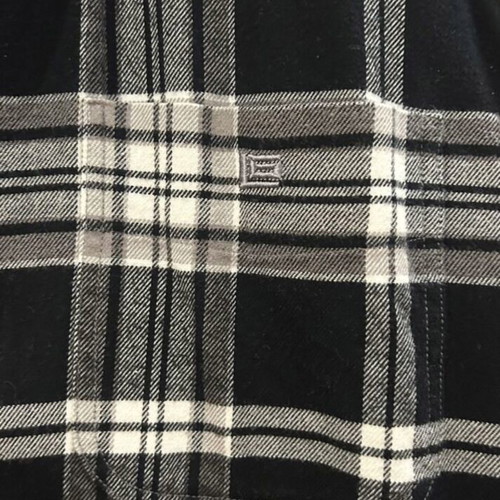 Guy Laroche Cotton Shirt like new, large size, black and white