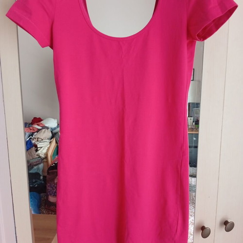 Pink mini dress