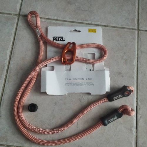 Petzl Dual Canyon Guide adjustable double lanyard for canyoning