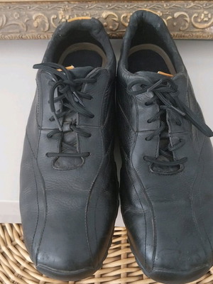 Timberland leather shoes size 46 like new, black