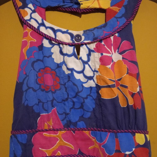 Next floral midi dress XL UK 14 100% cotton like new