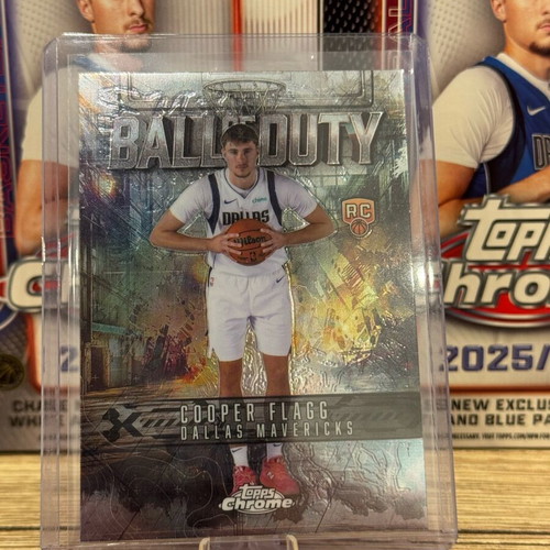 Topps Chrome Cooper Flagg Ball of Duty like new