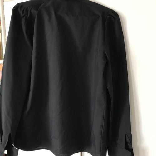 Vintage black shirt used, size XL 42, polyester