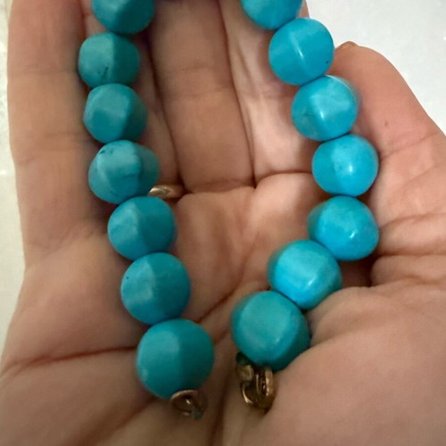 Bracelet with genuine turquoise stone new