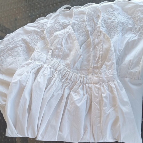 Benetton white boho summer dress for girls 8-9 years like new