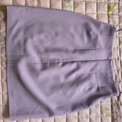 Mindmatter skirt new, size XS, purple, fabric A-line with zipper