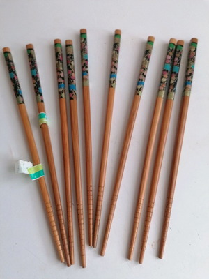 Chopsticks new, pack of 10 for Chinese meal
