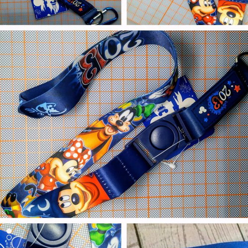 Neck cord from Disneyland Paris commemorative of 2023