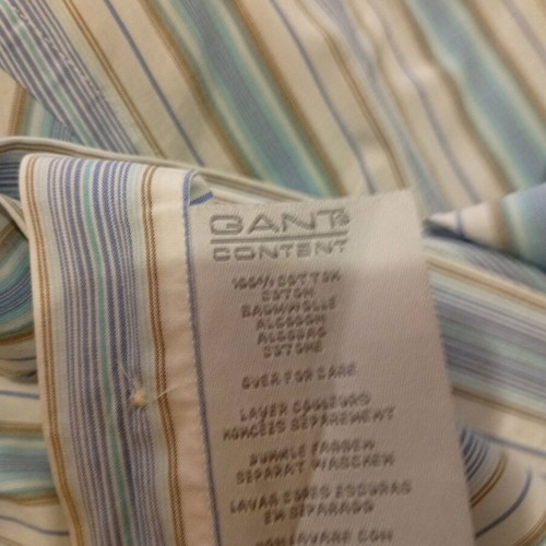 Gant men's shirt like new, blue and turquoise, sizes L and XL