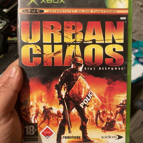 Urban Chaos Xbox game classic OG CIB