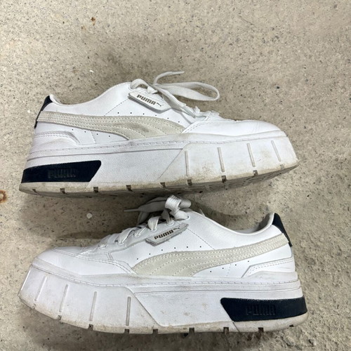Puma sneakers used, size 40.5, white