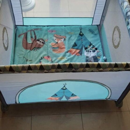 Lionelo playpen new with mattress and mosquito net