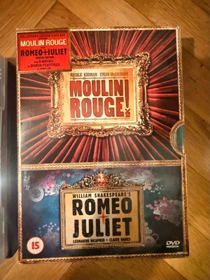 Moulin Rouge and Romeo + Juliet DVD collector's set like new