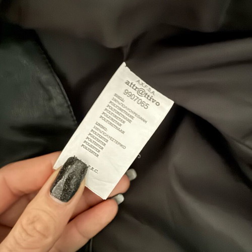 Attrattivo leather skirt size S like new, black