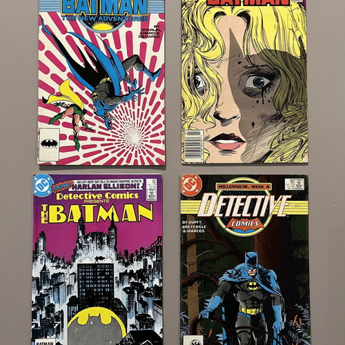 Batman & Detective Comics lot used, English