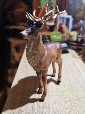 Papo deer used, hand-painted model 2006