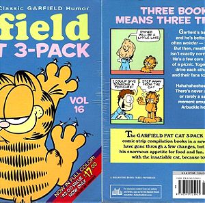 2013 Garfield ""Fat Cat'" 3-pack Vol. 16 συλλογή 3 τόμοι στα αγγλικά