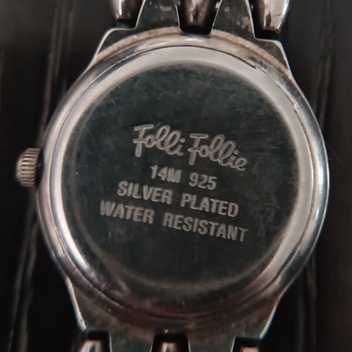 Folli Follie women's watch used, silver 925