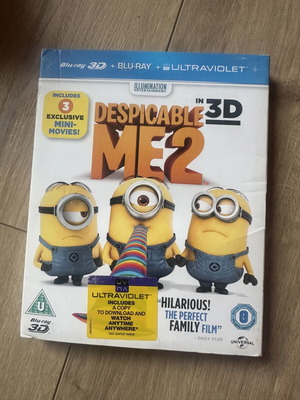 Despicable Me 2 Blu-Ray употребяван με αγγλικούς υπότιτλους