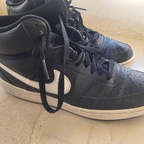 Nike Court Vision High sneakers very good condition, black and white, size 42