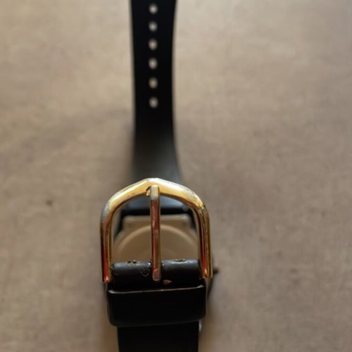 Vintage Q&Q quartz wristwatch used, black, unknown functionality