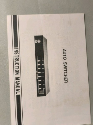 Switcher 12 channel 230V new
