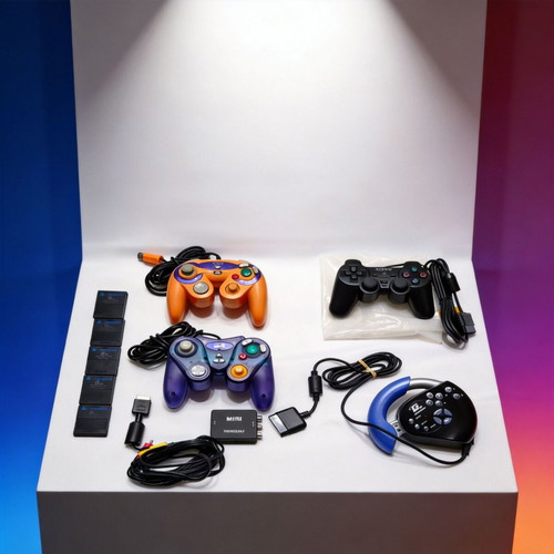 Peripherals lot for PlayStation 2 and GameCube like new