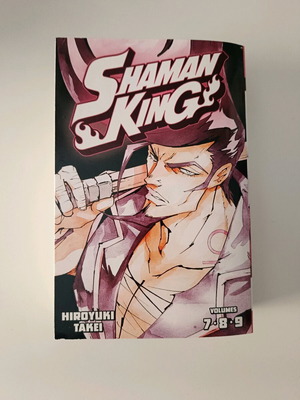 Shaman King manga volumes 7-8-9 in English like new