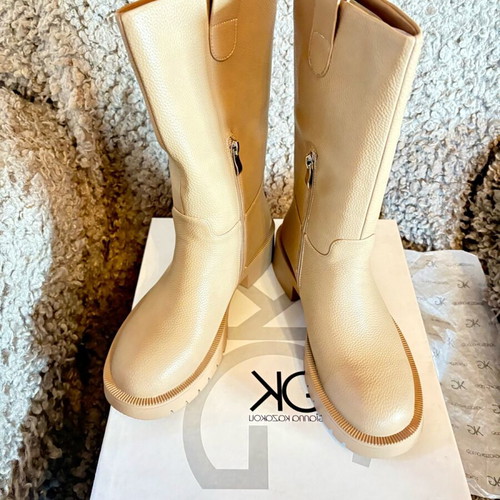 Gianna Kazakou boots new, size 38, beige