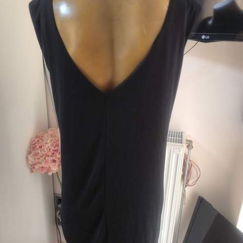 Mango black dress Large like new, minimal design