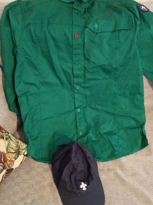 Scout shirt and hat like new, size Nr.38