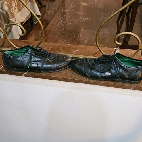 Lacoste men's shoes used, size 44, black