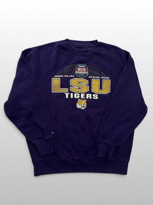 Jansport LSU Tigers BCS 2012 vintage crewneck sweatshirt XL