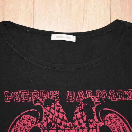 Pierre Balmain t-shirt size M used, black and red