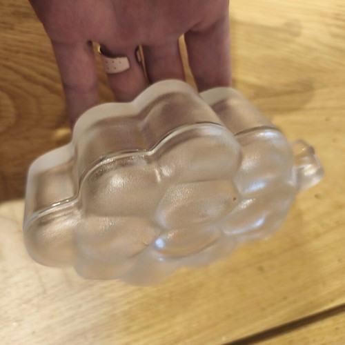 Glass storage jar like new