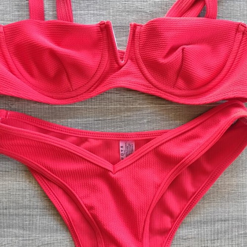Bikini red, like new, size S