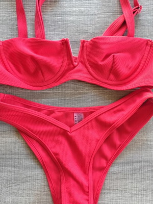 Bikini red, like new, size S