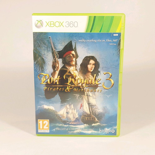 Xbox 360 game Port Royale 3 Pirates & Merchants like new, complete