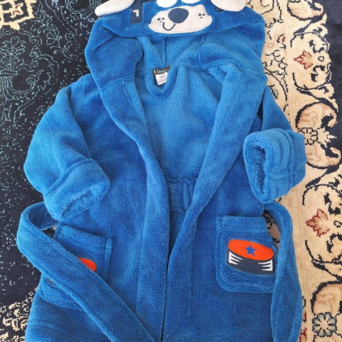 Warm baby dressing gown used, size 18 months, very soft