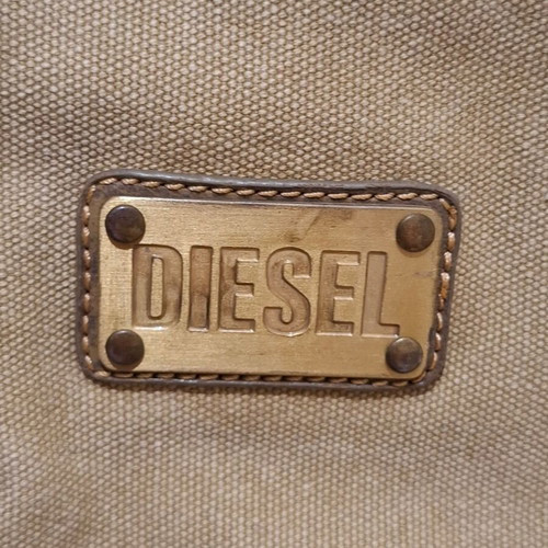 Diesel Messenger Bag khaki unisex used, Y2K 2000s