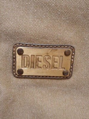 Diesel τσάντα ταχυδρόμου καφέ μεταχειρισμένη, Y2K 2000s