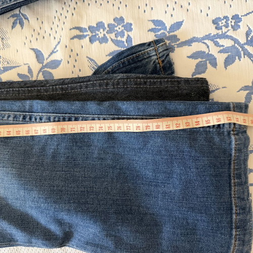 Kids' denim pants set, like new, for 9-10 years old