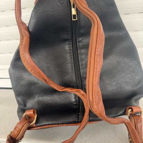 Backpack bag like new, black and brown