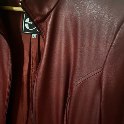 Women's burgundy coat CJ Capricorn Jeans like new, size Large