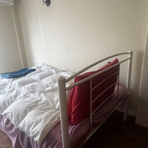 Half-double bed with mattress
