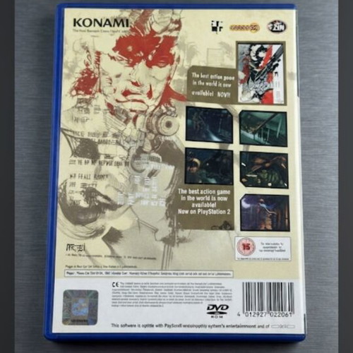Metal Gear Solid 2 Sons of Liberty PS2 game used